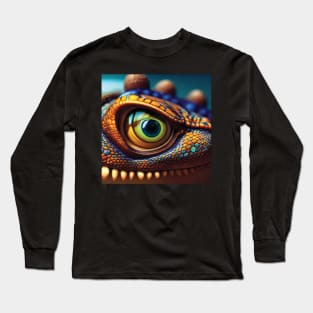 Lizard Eye Art Long Sleeve T-Shirt